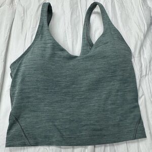 Size 2 Lululemon Align Green Tank/Bra